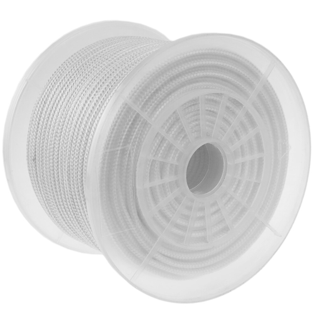 PrimeMatik Geflochtenes Polyesterseil 20m X 6mm Weiß – Bruchfest & Wetterbeständig