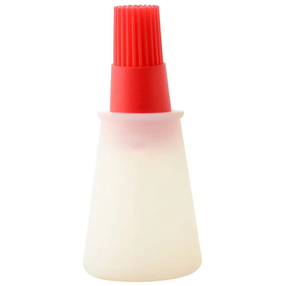 Kitchen Tool Portable Oil Bottle with Brush Grill Cooking Dispender Oil Brushes Liquid Oil Pastry Baking BBQ Tool BBQ Outdoor: RED