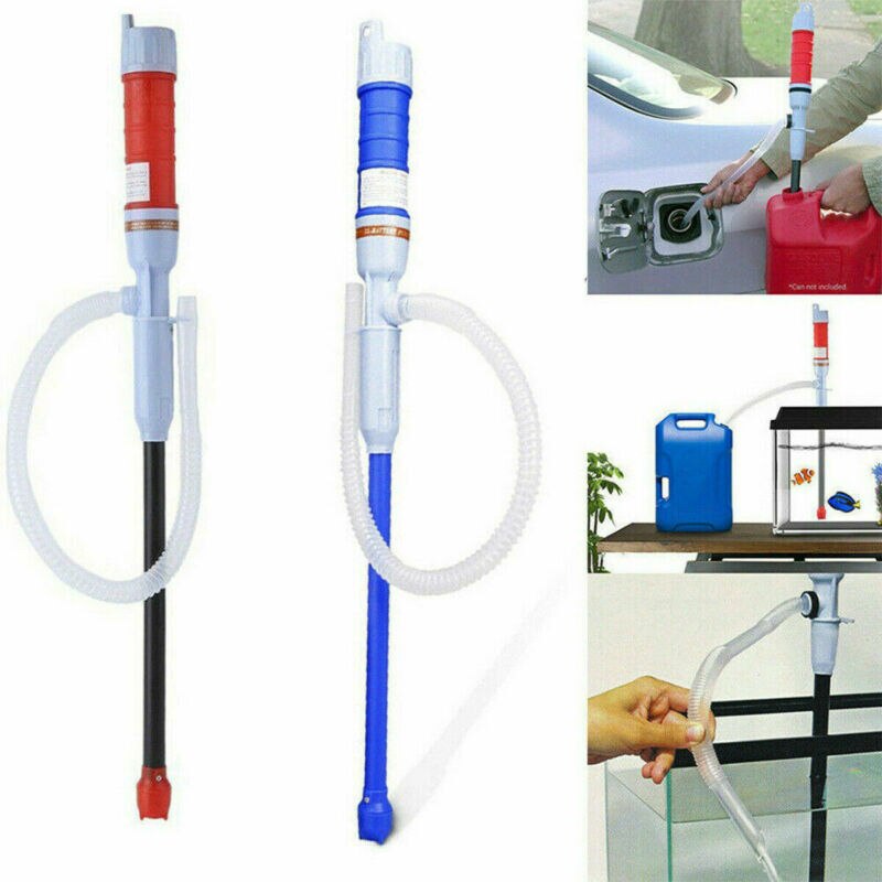 Elektrische Automatische Brandstof Vloeistof Waterpomp Siphon Pomp Batterij Aangedreven Gas Water Badkamer Vijver Handpomp Voor Auto Motorcycle Au