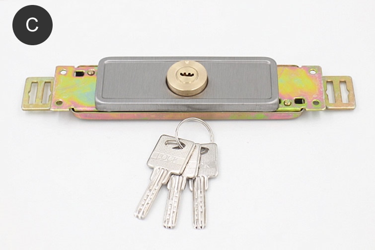 Roll gate Anti-theft lock,Shutter safe locks,copper Cylinder,locked in Inside or outside,install middle or Bottom lock,Hardware