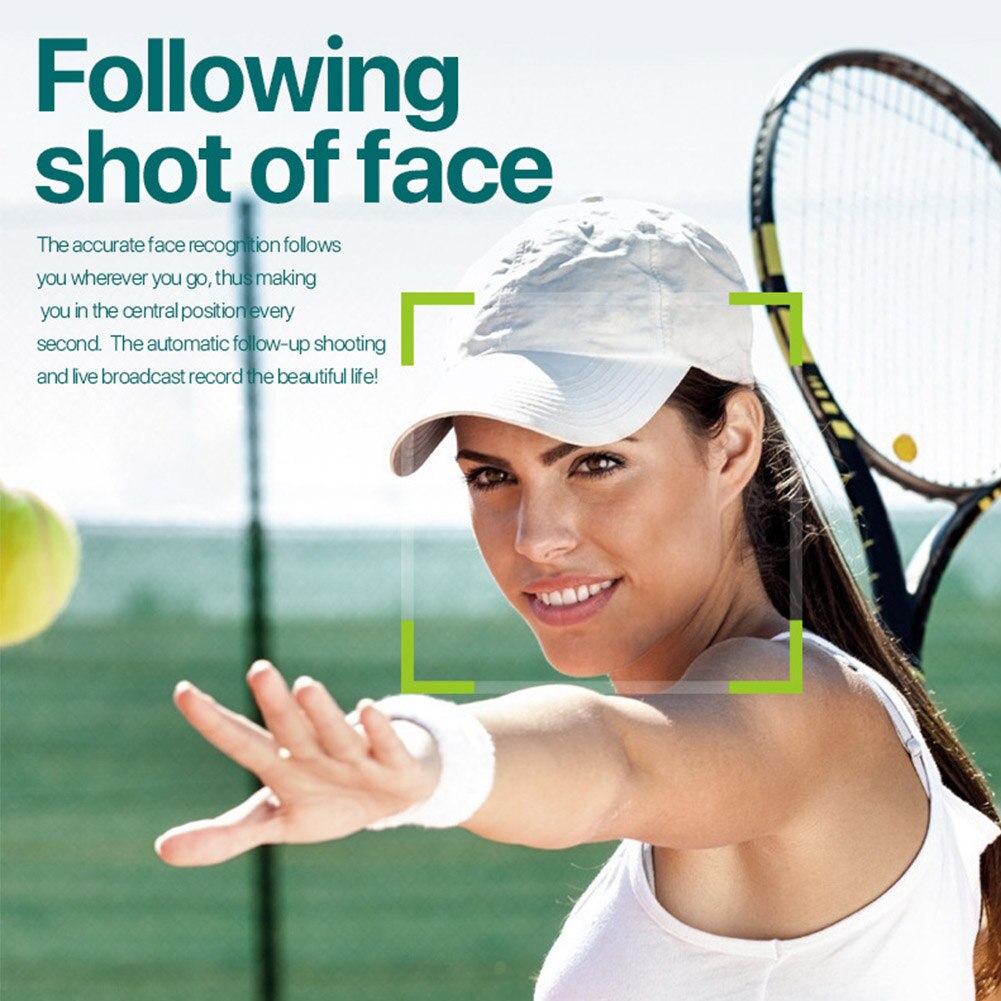 For Smartphones Camera Mount ABS Gimbal Stabilizer Auto Face Tracking Selfie Stick 360 Degree Rotation Accessories Holder