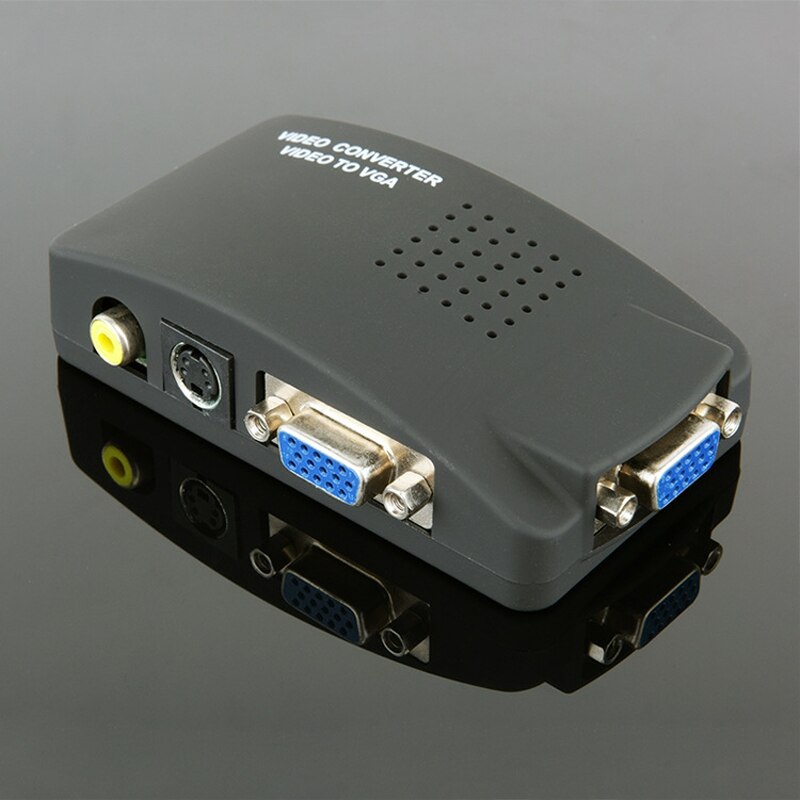 AV video+ VGA to VGA converter/adapter , AV input VGA output