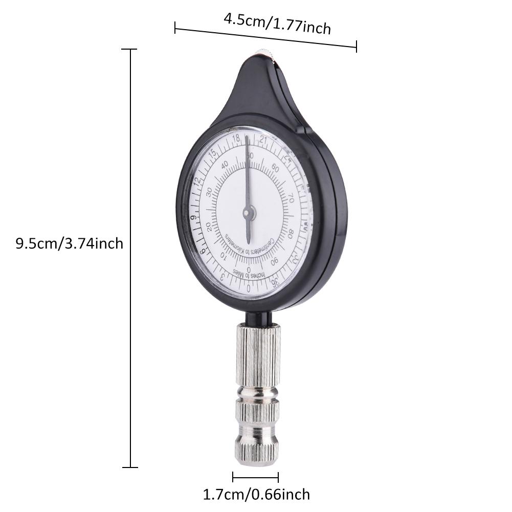 Outdoor Camping Map Measuring Gauge Range Finder Meter Scale Mileage Odometer Multi-functional Measurement Instrument Wheel Tool