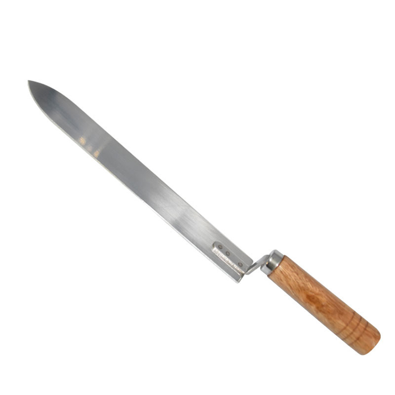 Honey Uncapping Knife - 33cm Long - Stainless Steel Blade - Wood Handle - Beekeeping Tool