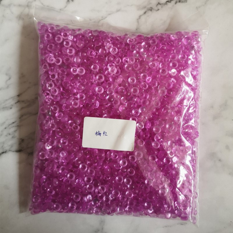 500 g 21 Farben Kristall flache Fischglasperlen Schleimzubehör Bunte Gummibälle für Schleimfüller DIY Zubehör Dekoration: Lila