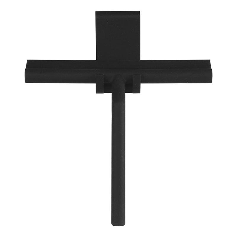 Silicone Window Tile Glass Wiper Cleaner Squeegee Shower Mirror Cleaning Holder T8WE