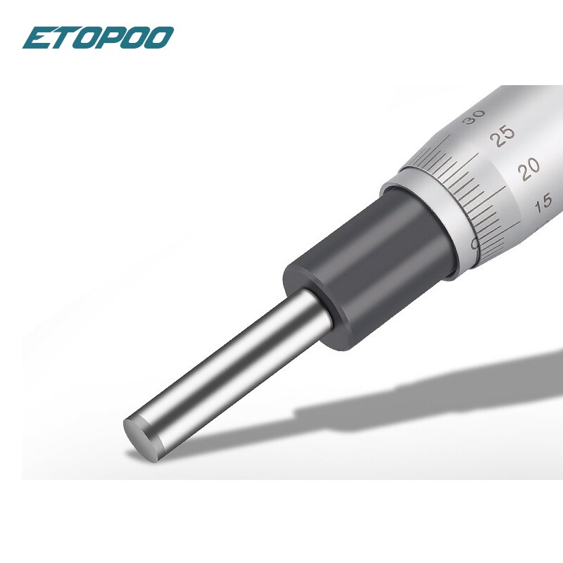 Round Needle Type Thread Micrometer Flat Head Measurement Measure Tool 0 - 6.5mm Range Measuring Gauge Tool