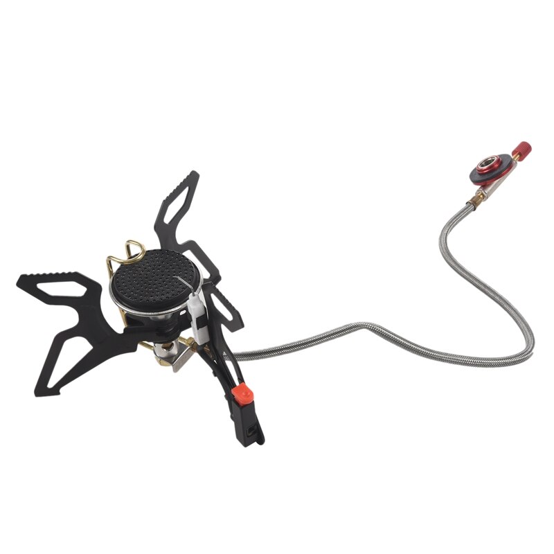 Alocs Cs-G22 3000W Krachtige Draagbare Outdoor Camping Gasfornuis Brander Koken Gas Grills Rvs Voor Wandelen Fietsen