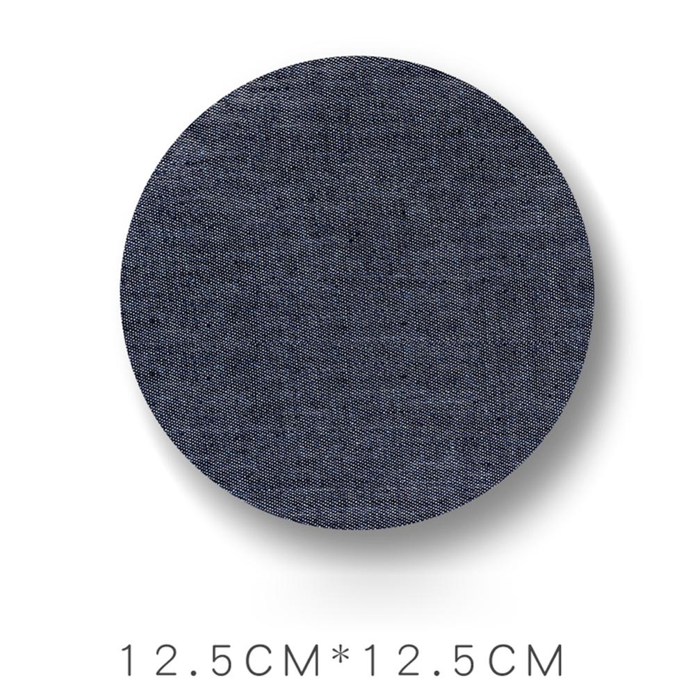 Denim Patches Heat Transfers Iron On Sew Reparatie Jeans Elleboog Knie Terug Patch Voor Kleding Stickers Decoratieve Applicaties: D-Dark Blue
