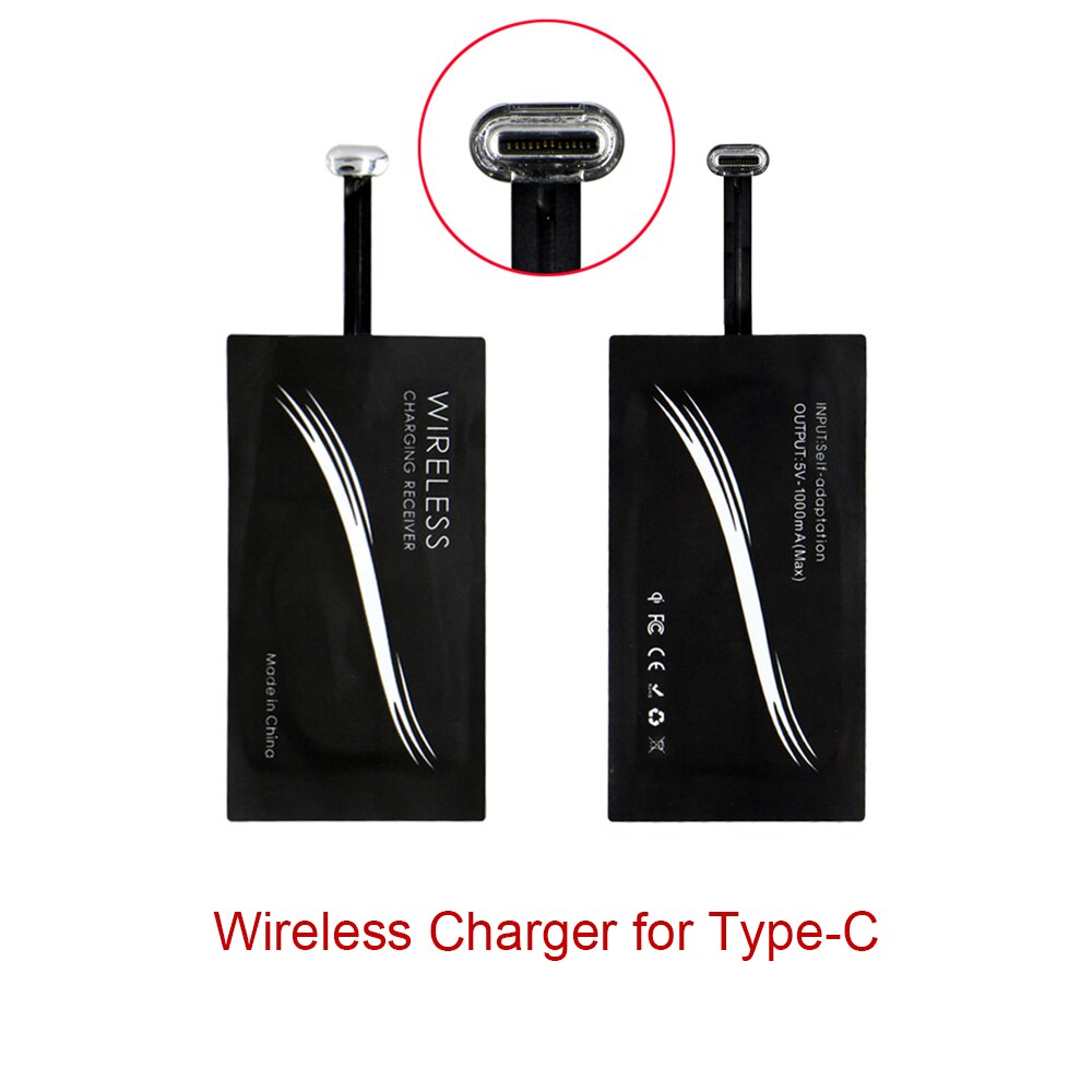 Qi Wireless Charging Kit Transmitter Charger Adapter Receptor Receiver Pad Coil Type-C Micro USB kit for iPhone Xiaomi Huawei