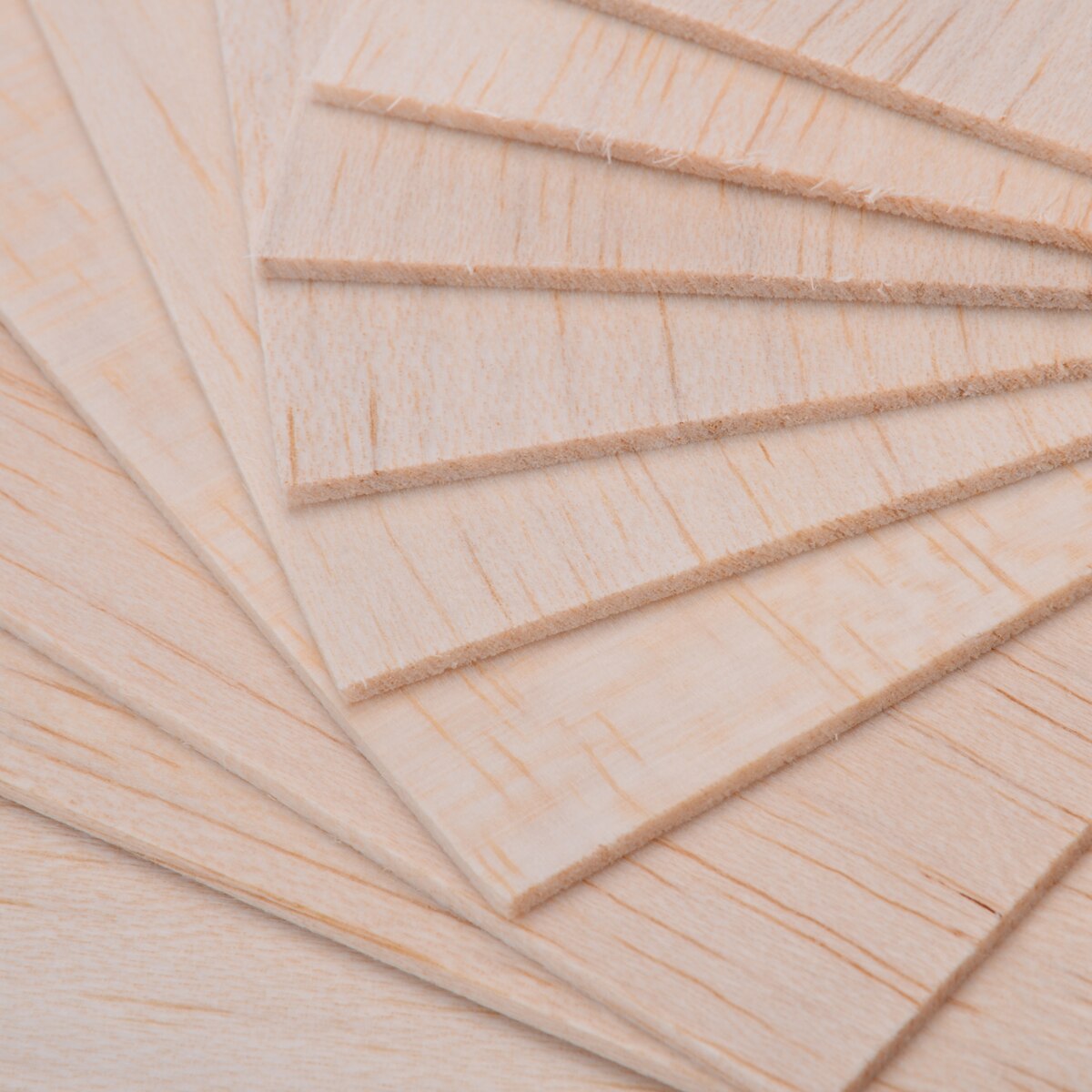 10 stk model balsa materiale træ balsa plader til diy plade model skib fly båd materiale 100 x 100 x 2mm