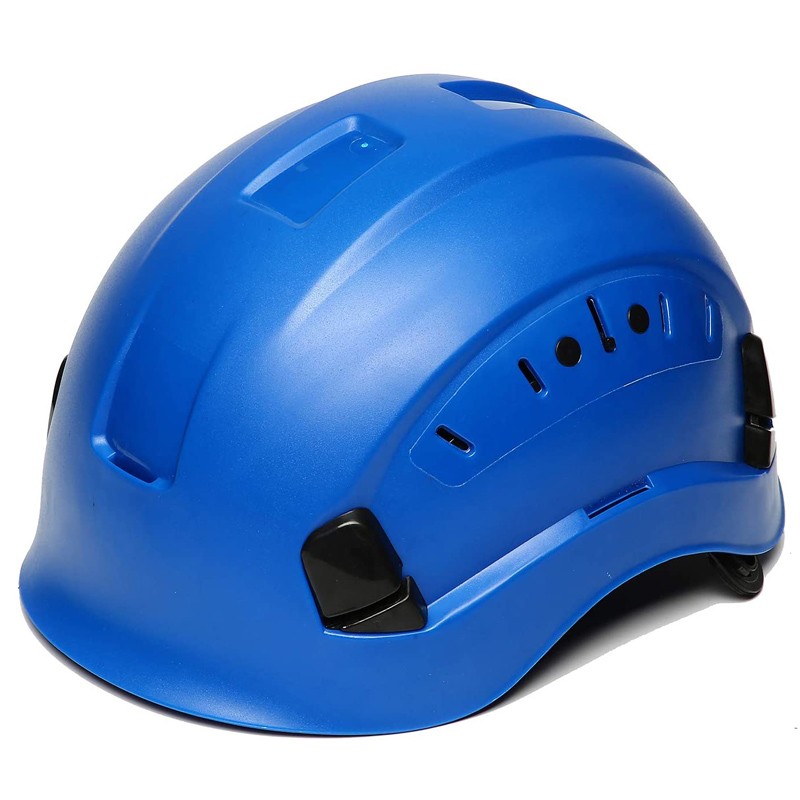 CE Carbon Fiber Safety Helmet for Engineer Construction Industrial Protective Working Rescue Bicycle Motorcycle Helmets Hard Cap: Pure Blue