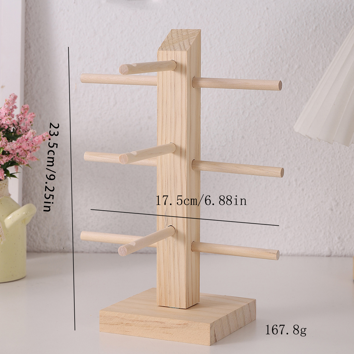 Estantes de exhibición de gafas de sol de madera multicapa, soporte de exhibición para gafas, soporte de joyería para múltiples pares, escaparate de gafas para mujer: Verde