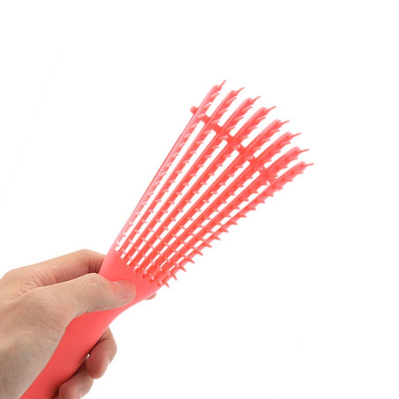 Peigne poulpe pour bébé 1 pièce, Style de coiffure multifonctionnel, peigne de Massage pour cheveux lisses, outil antistatique en plastique