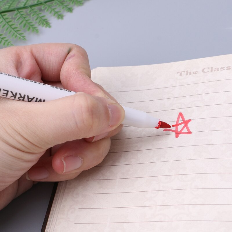 12 Kleuren Uitwisbare Whiteboard Marker Pen Teken Fine Nib Set Levert