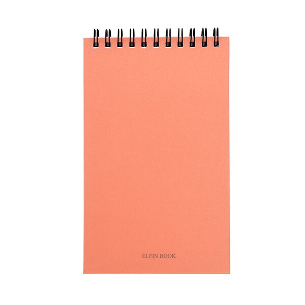 Elfinbook Spiral Mini Smart Reusable Notebook Sketchbook Memo Book Pad Notepad for Drawing Painting like Rocketbook: Orange