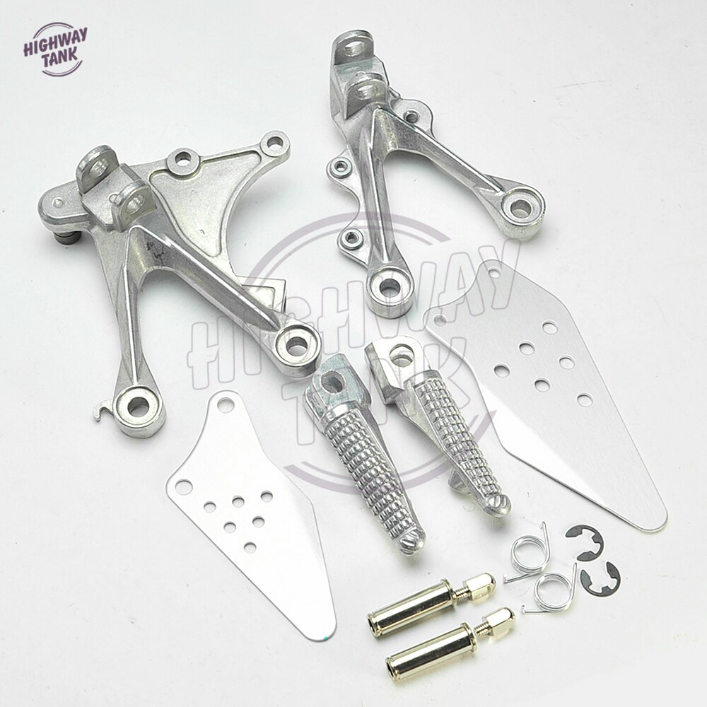 Motorrad Vorne Fußrasten Fußrasten Halterung Kit Motor Fuß Rest Pedal fall für KAWASAKI NINJA ZX6R ZX-6R 05-08 ZX636 05-06
