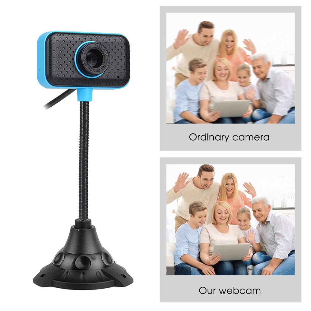 Kebidu computer hd webcam kameraer usb 2.0 50.0m pc kamera web cam med mikrofon til pc laptop kamera desktop computer tilbehør