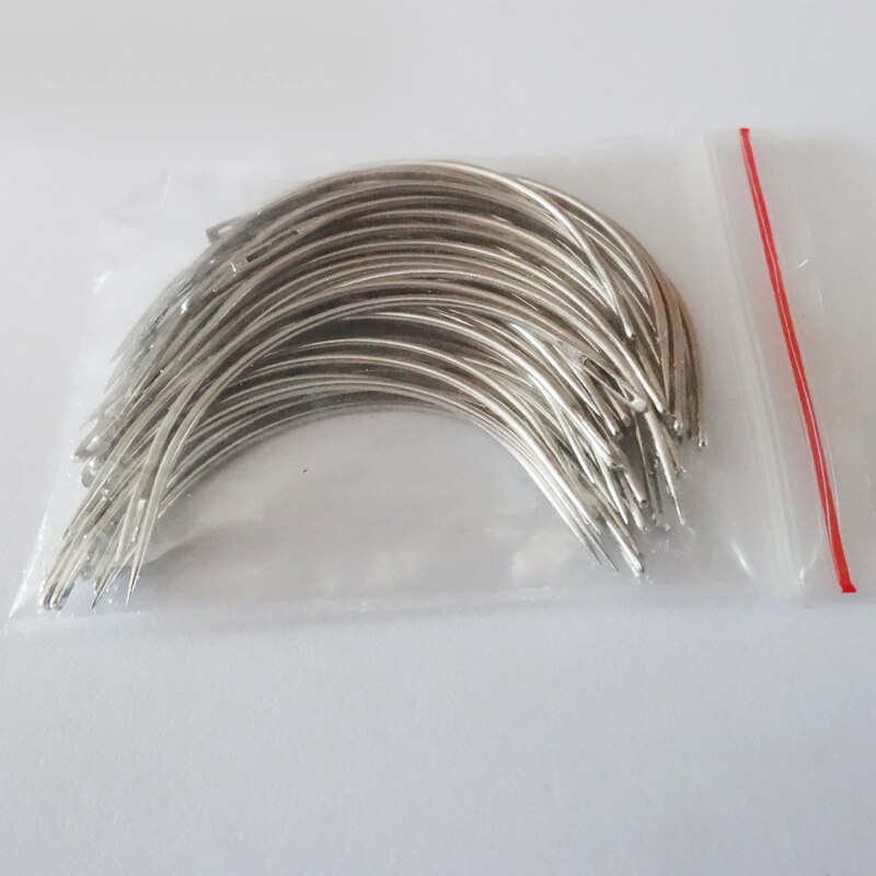 6cm Hair Weaving Needles 50Units Curved Sewing Needles 60mm C Shape Weaving Needles C Type Needles of Weaving