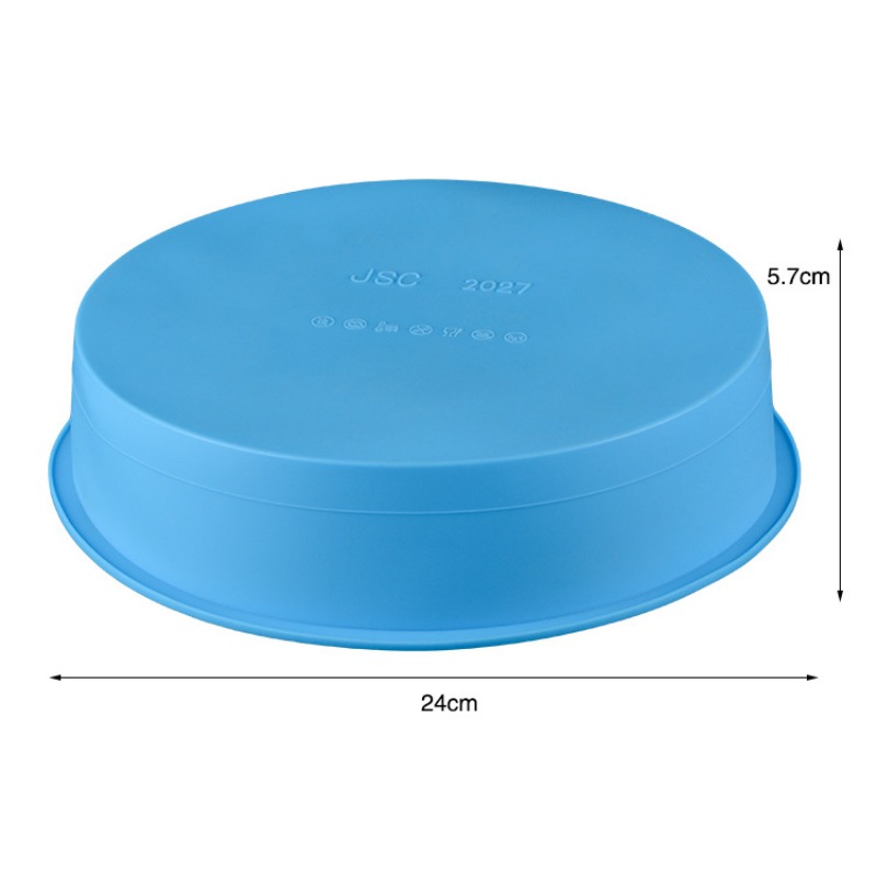 6/8/9 inch Ronde Vorm Mallen Siliconen Bakvorm Cake Mousse Ijsjes Chocolade Gebak Art Pan bakvormen Cake Tools Q1: 9 inch