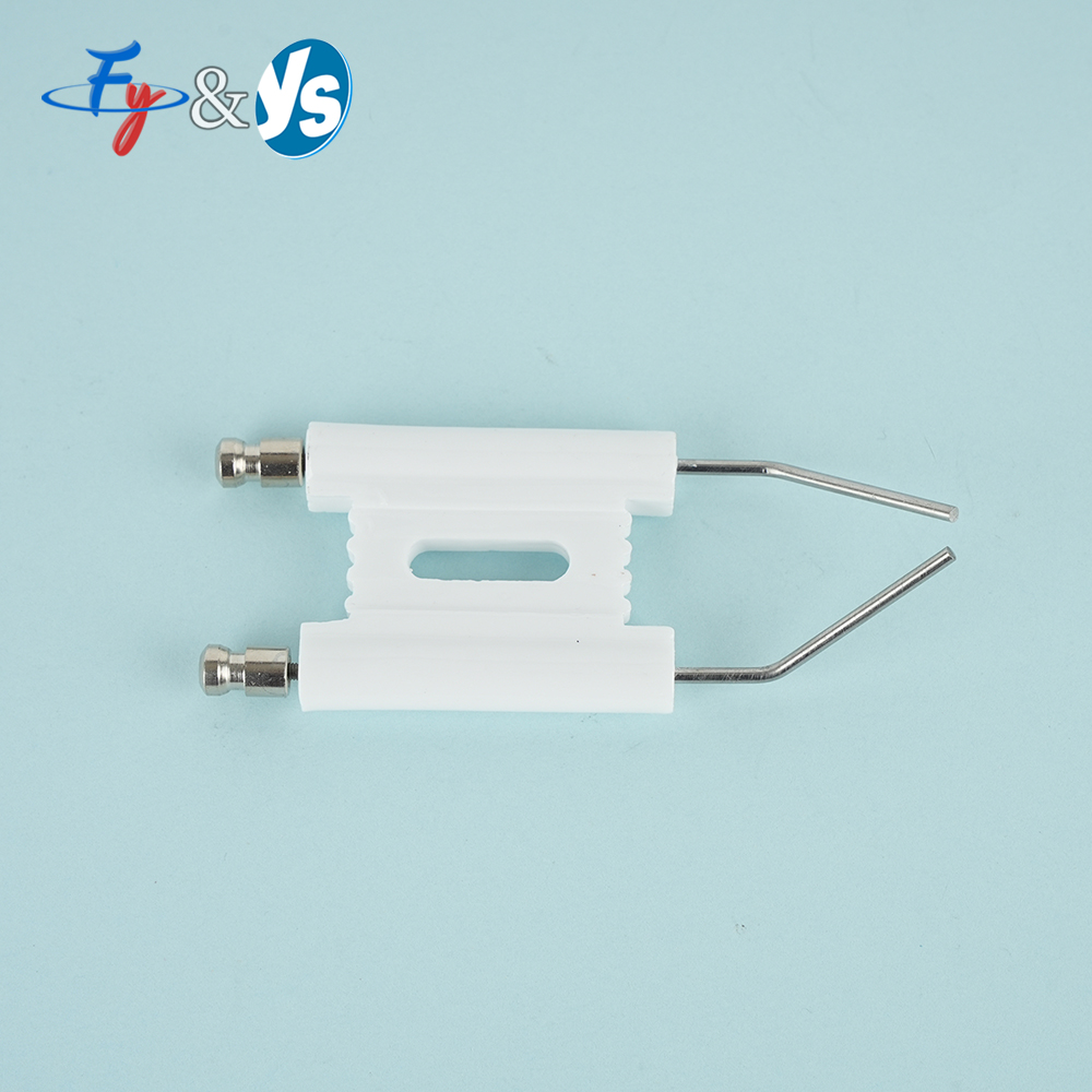 Universal H Type Ignition Electrodes For Oil Burner BT10 Ceramic Electrode Ignition Double Pin Siamese Ignition Pin Three Holes