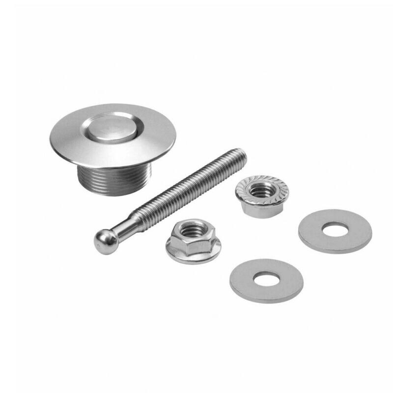 Silver Push Button Latche Bonnet Bumper Latch Car Custom Furniture DIY