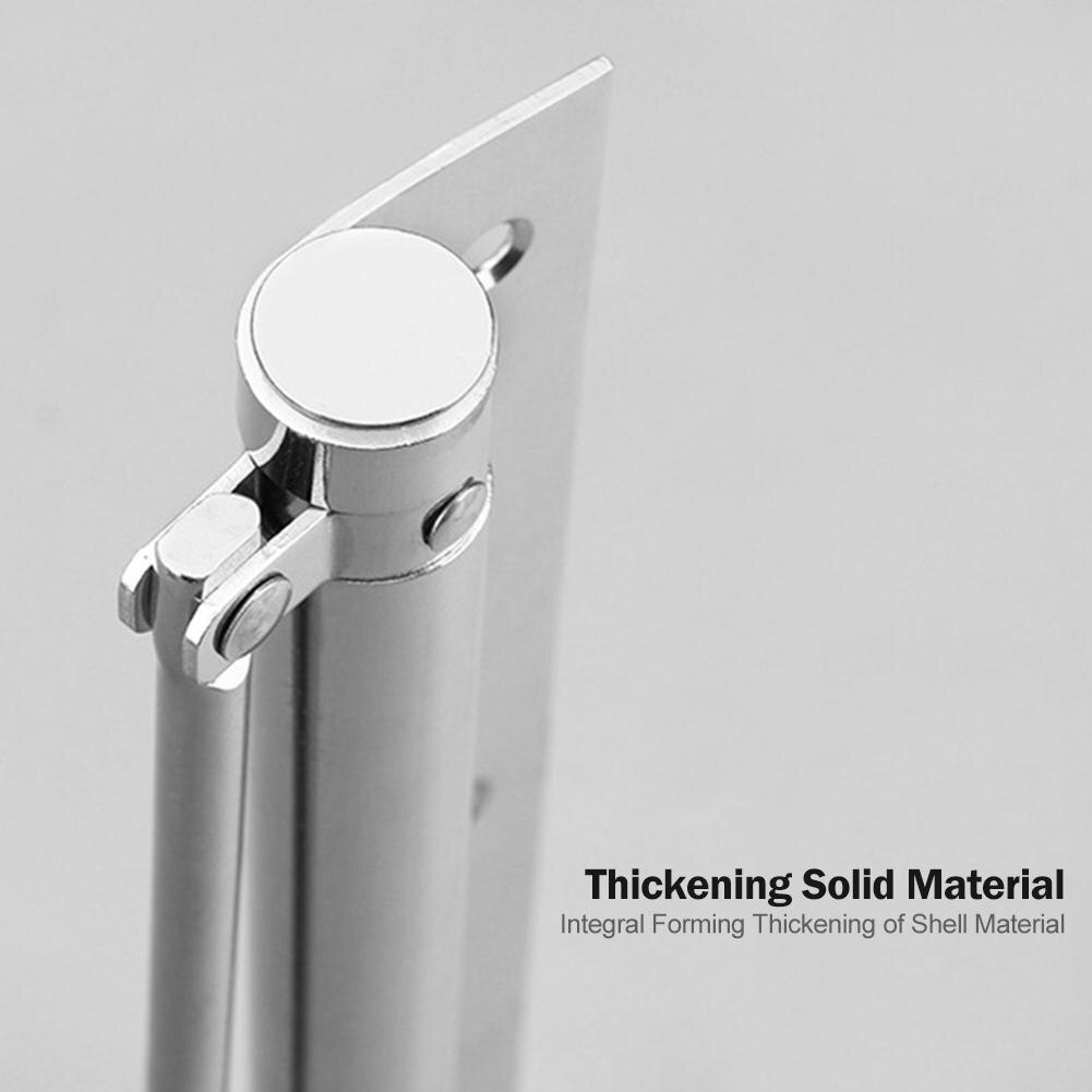 Adjustable Door Closer Stainless Steel Surface Mounted Automatic Spring Latch Furniture Hinge Household Office Door Hardware