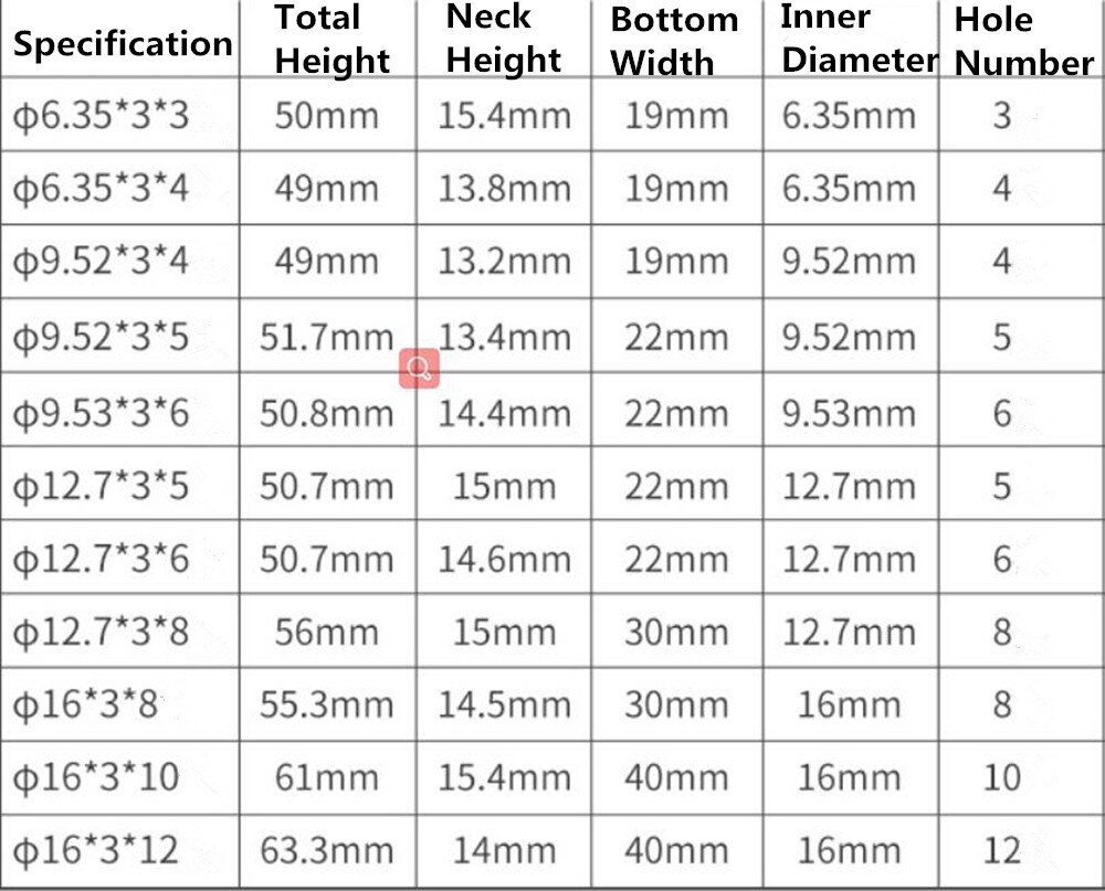 1pc Air conditioning capillary shunt Strainer filter 3/4/5/6/8/10 Hole Number Copper welding Refrigeration Capillary Liquid