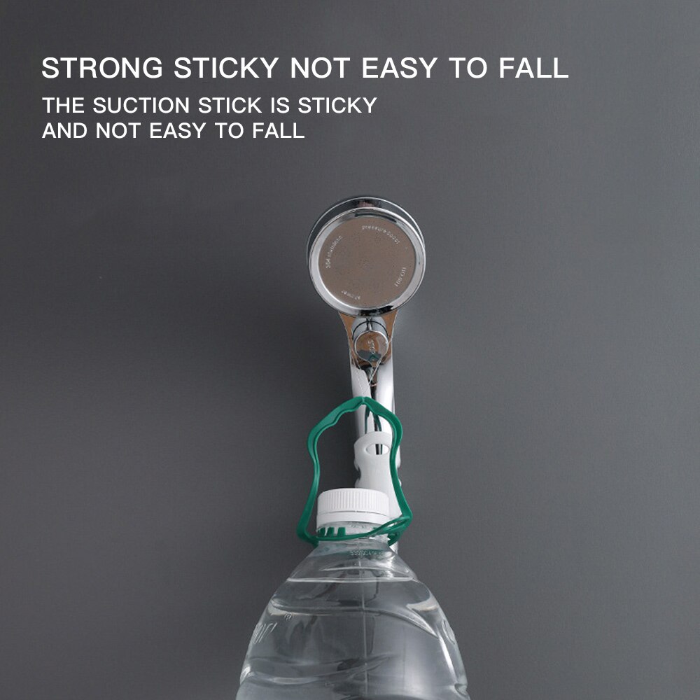 Punch-Gratis Solid Zuignap Verwijderbare Herbruikbare Badkamer Krachtige Zuignap Sterke Viscositeit Verstelbare Douchekop Houder