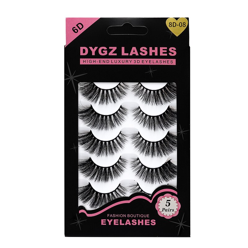5 par 3d ögonfransar mink lösögonfransar handgjorda fluffiga fluffiga naturliga långa fransar dramatisk makeup ögonfransar cilios mink verktyg: 8