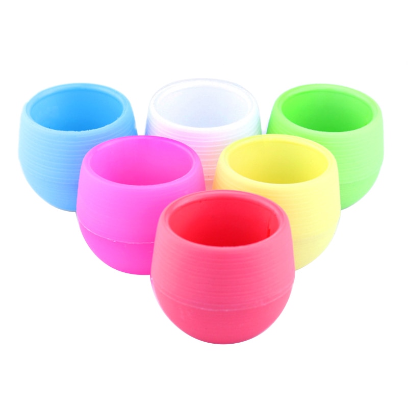 Urtepotter dekorative saftige planter planteskoler potter farverige mini søde havepotter runde plastikkrukker til boligindretning