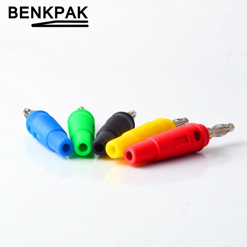 5pcs 4MM Banana Plug Audio Speaker Connectors Amplifier Speaker Binding Post 4mm Banana Jack Plug For Cable Terminals