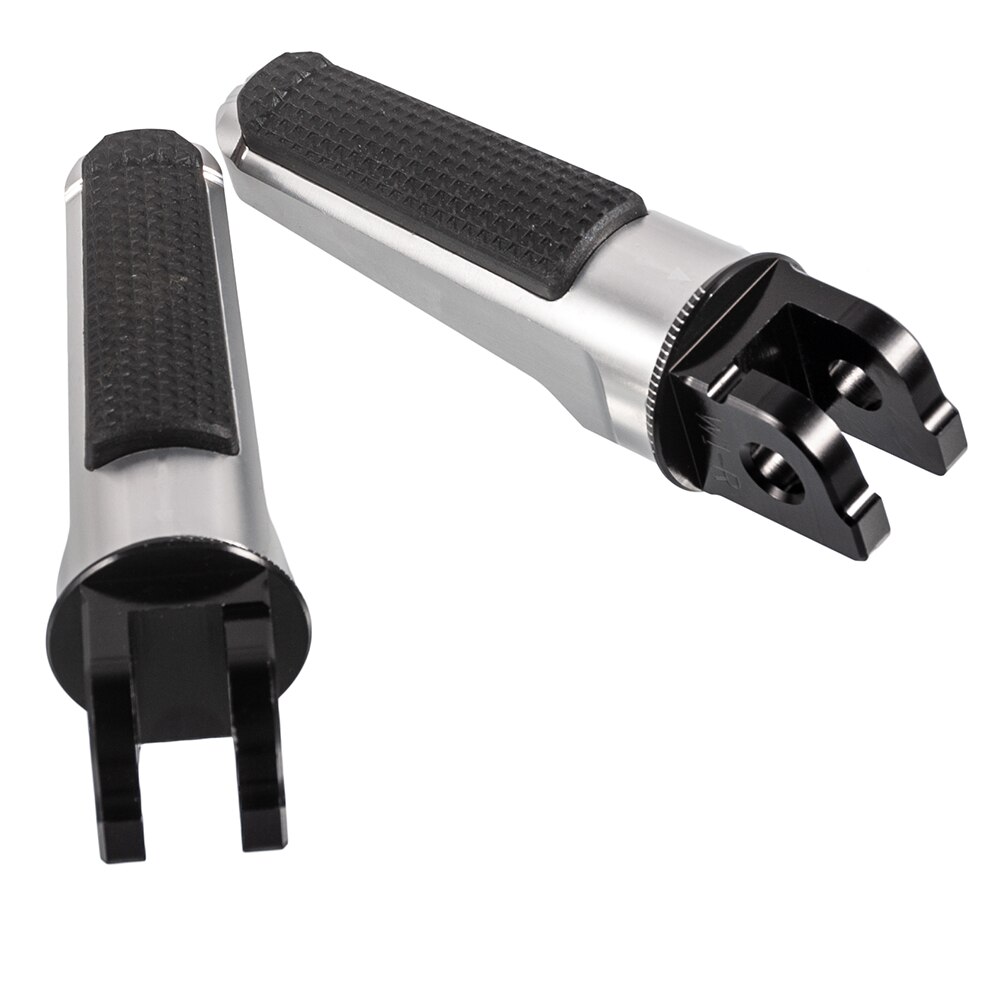 Motorcycle Foot Pegs Front Pedals Rider Footrest Accessories for R nineT Racer for S1000R for S1000RR: Silver