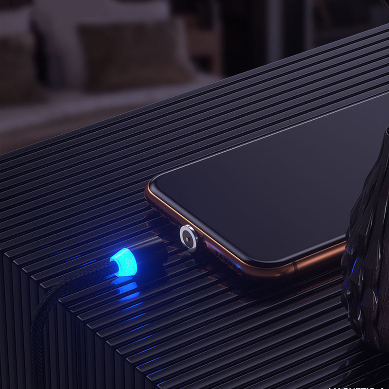 doprowadziło magnetyczny kabel USB 2.4A szybkie ładowanie typ C kabel magnetyczna ładowarka ładowanie danych kabel mikro USB kabel robić telefonu komórkowego kabel USB