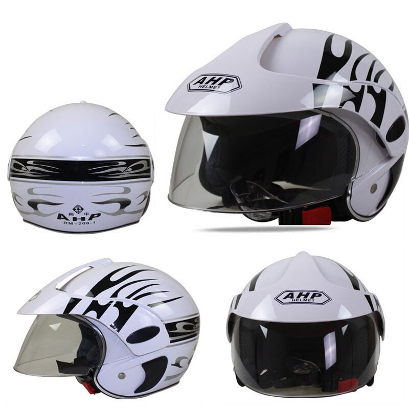 Motorhelmen voor Kinderen Veiligheidshelm Meisjes Jongens Motor Integraalhelmen Kinderscooterhelm Bromfietshelm Street Bike Helm C,52-54CM