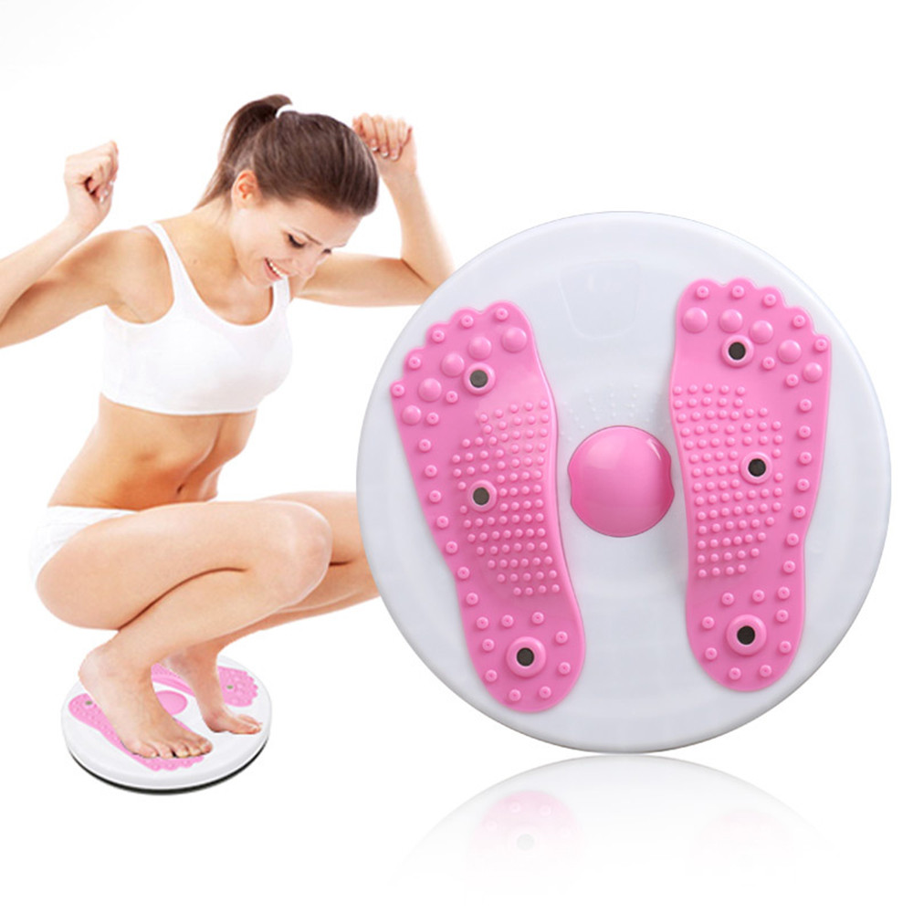 Twist Board Sports Twister Plate Waist Body Foot Massage Disc Balance Aerobic Exercise Fitness Waist Figure Twister Round Plates