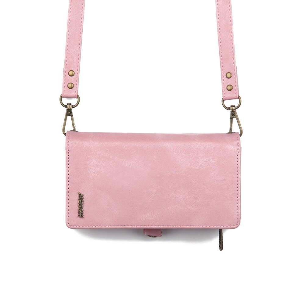 Brieftasche Schulter Tasche Handy Fall Für iPhone 6 6S Plus: iPhone 6 / Rosa