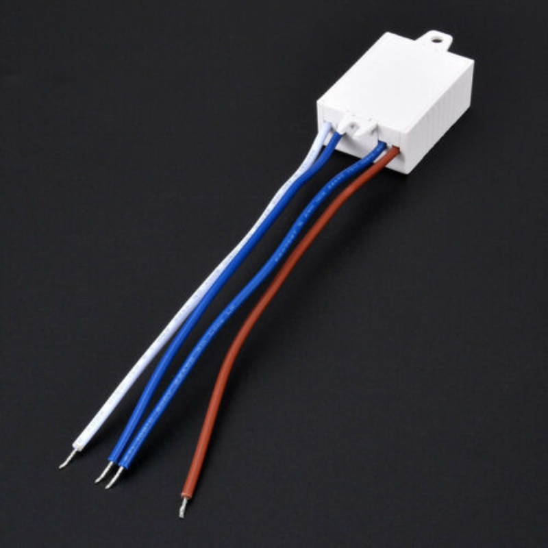 Interruptor automático de encendido y apagado automático para luz de calle, CA 220V, 50/60Hz, Sensor de luz controlada por sonido, control automático