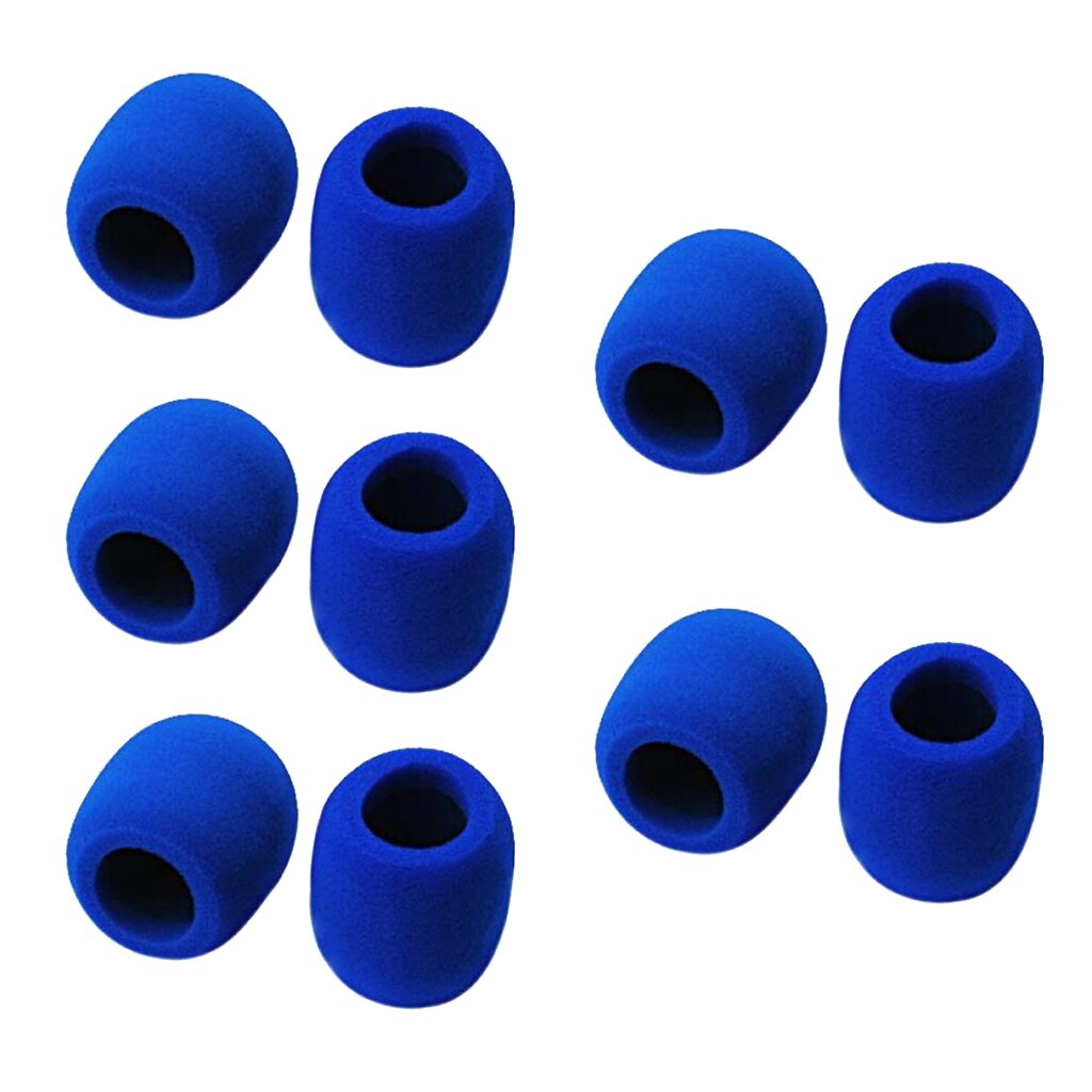 Blue Microphone Cover Microphone Windscreen Foam Cover Top Grade 10 Pack