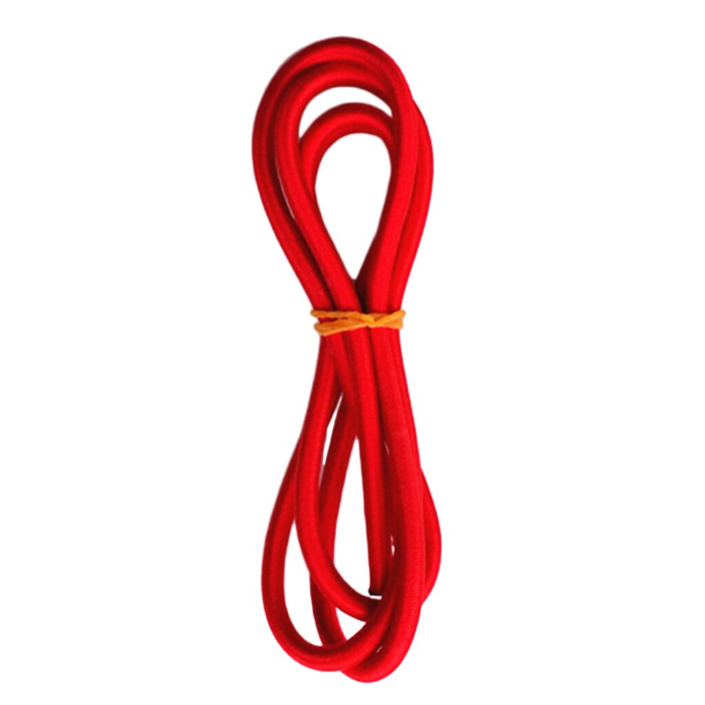 5mm premium marine kvalitet elastisk rød bungee reb stød ledning binde ned både trailere presenning telt dækning tilbehør: 1m røde