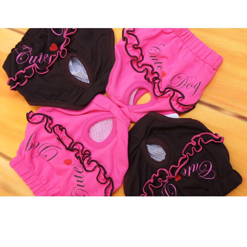 5 farben Hund/Katze Hosen XS-L Hund kurze Hose Physiologischen Hosen Für Kleine Hunde Waschbar Weibliche Sanitär kurze Hose knapp Panty für Hunde5