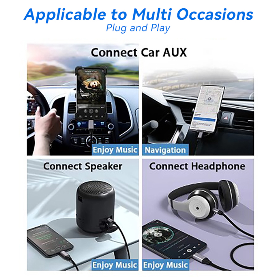 Aux Audio Kabel Voor Iphone 14 Pro 13 8 Pin Naar 3 5MM Jack Adapter Voor Iphone 12 11 12mini Xs Max Xr 8 3.5mm Audio Splitter Cabel