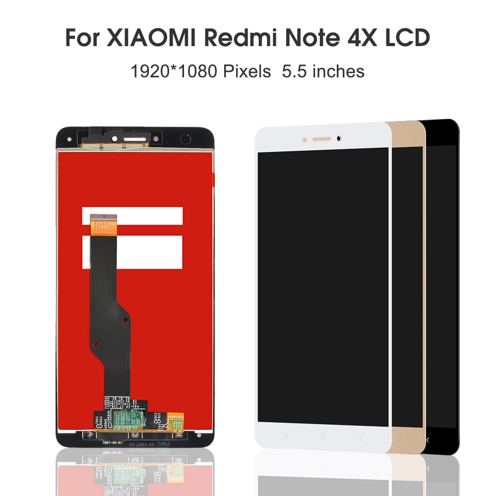 Original LCD For XIAOMI Redmi Note 4X LCD Display Touch Screen Digitizer For Redmi Note 4 Global Version LCD for Snapdragon 625
