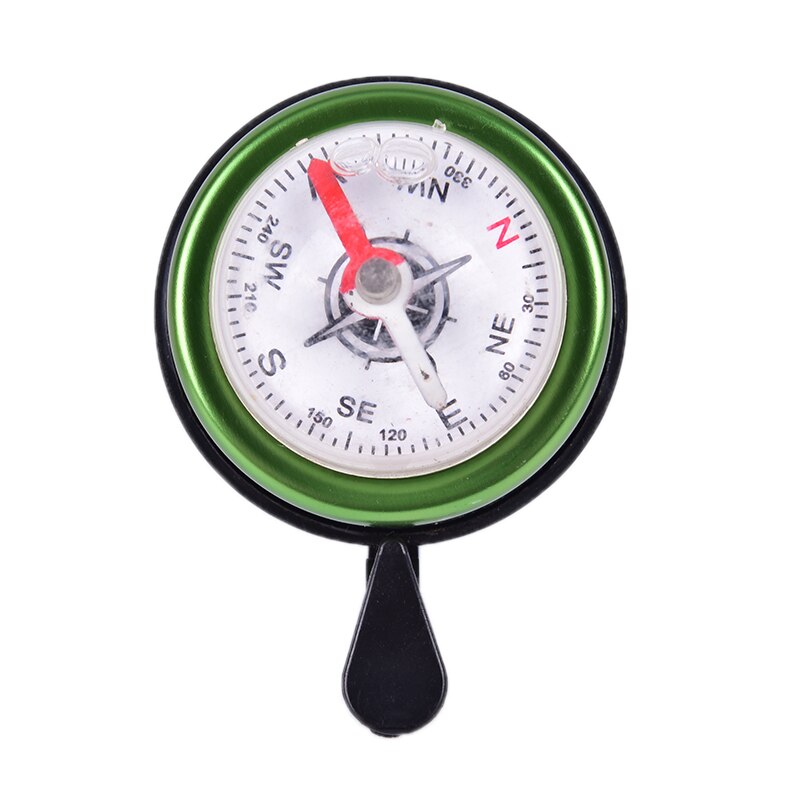 Mountainbike fietsbel claxon één-druk knop met luide ring metaal plastic mtb fiets alarm kompas met gids