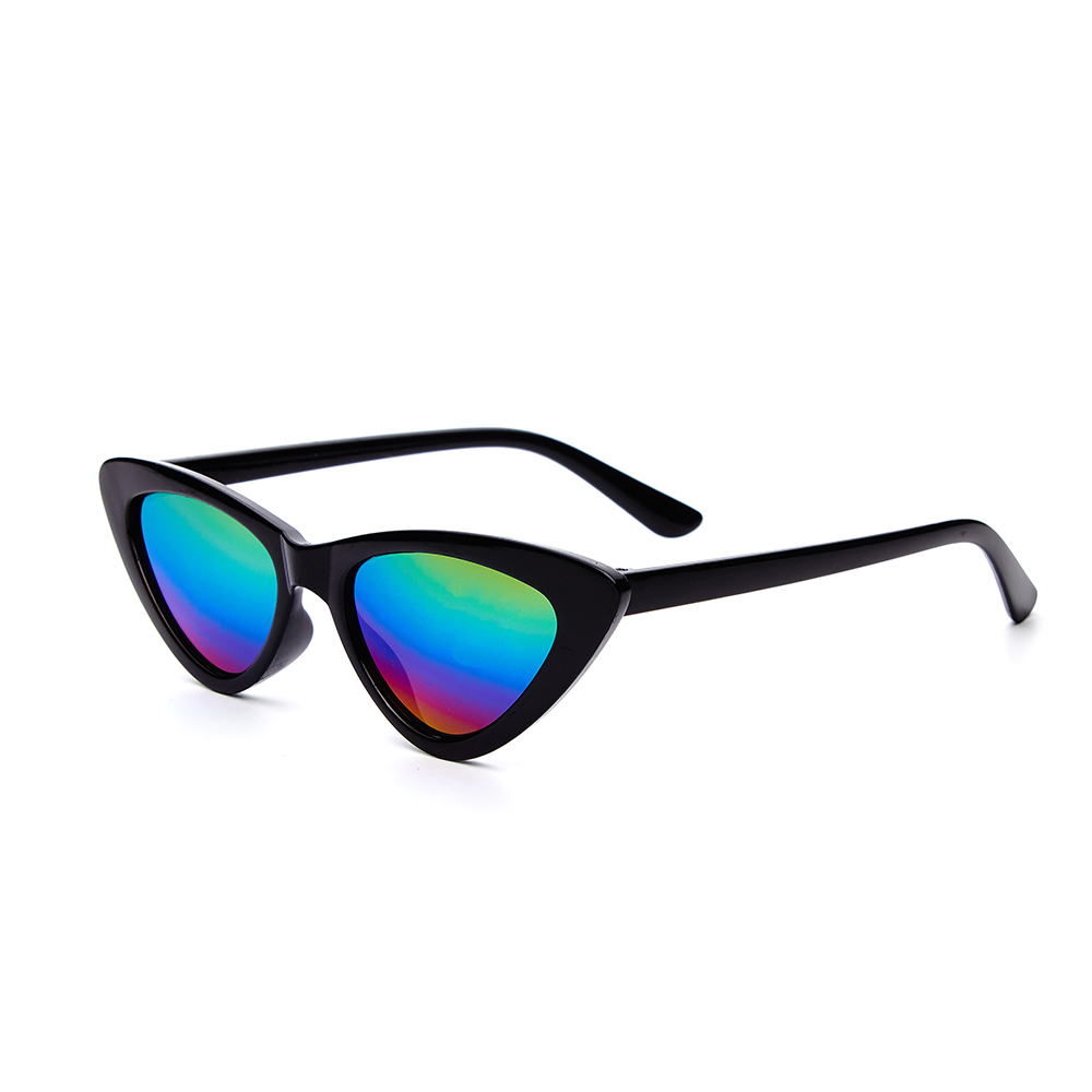 Katze Auge freundlicher Gläser Jungen UV400 Objektiv Baby sonnenbrille Nette Brillen Sonnenbrille freundlicher verrotten Blau 7 Farben: Schwarz-Farbe