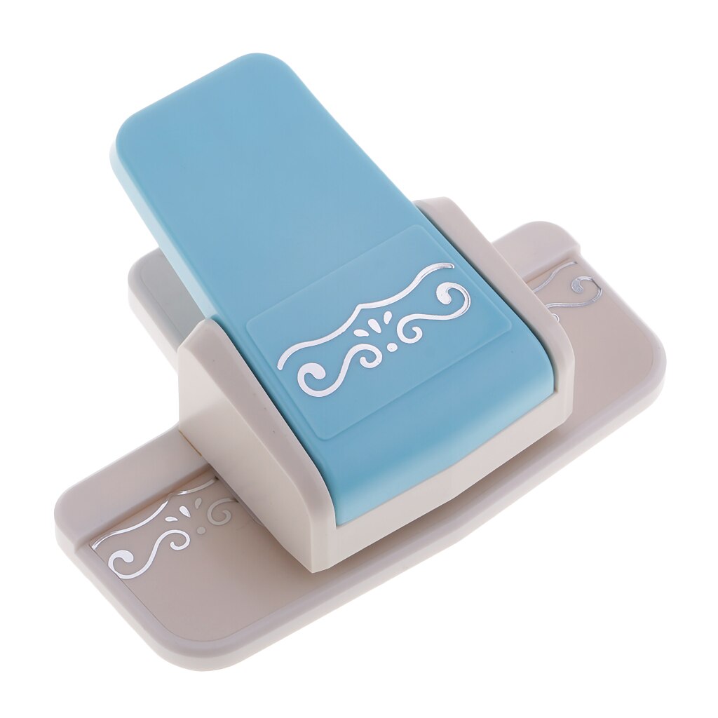Flowers Border Punch For Paper / Cardboard Punching Holes Punching Punch Paper Puncher Motif Punch Crafting: Blue