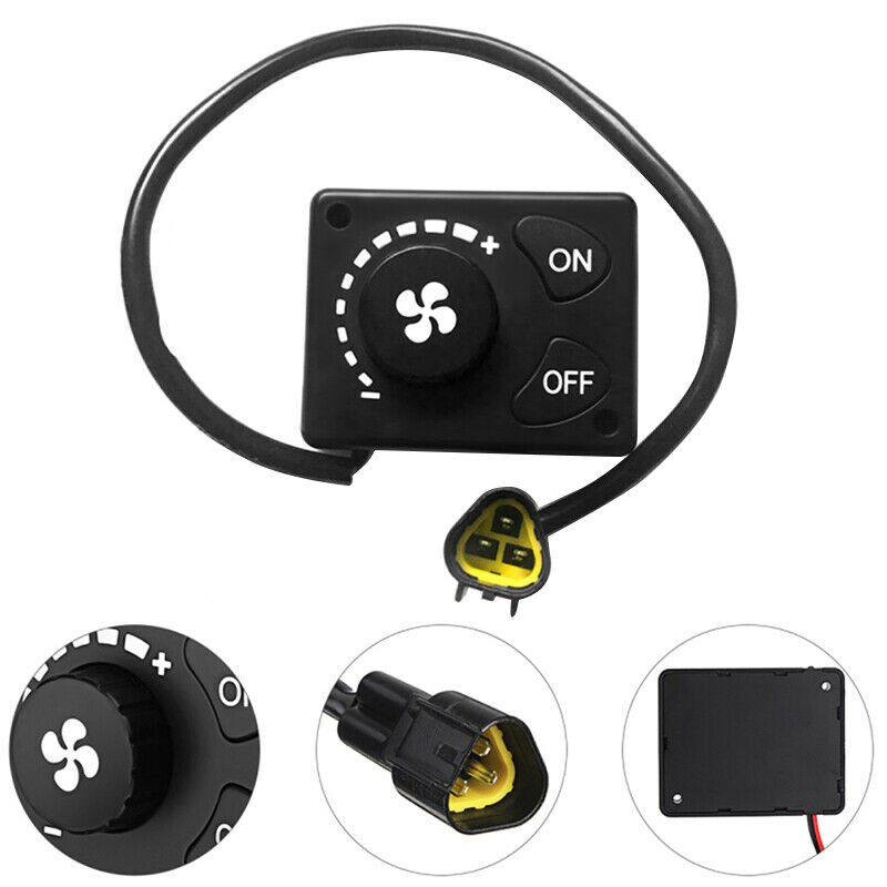 Perilla del interruptor del regulador del calentador de estacionamiento de 12V/24V para el control remoto del estacionamiento del calentador del aire del camión del coche