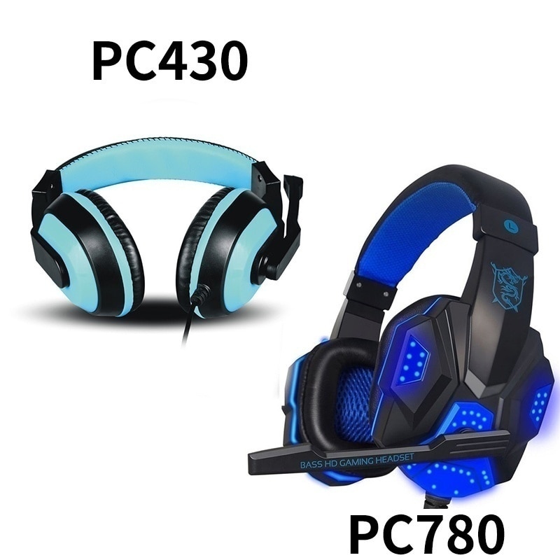 Surround Stereo Gaming Headset Headband Headphone Wired USB 3.5mm LED with Mic for PC PS4 Xbox One Laptops Tablet Smartphones