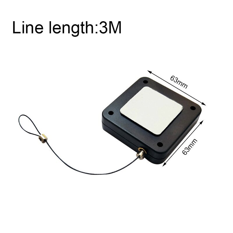 Automatic Door Closer Punch-Free Automatic Sensor Door Closer Universal Door Closer Automatic Organizer Sliding Door Closer: black 3m