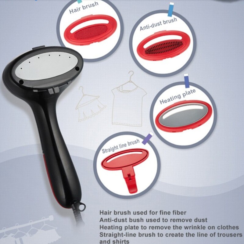 1500W Handheld Steam Iron Portable Ironing Machine for Clothes Powerful Fabric Steam Iron Household Electric Iron Gament Steamer